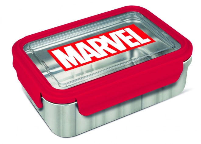 Nemesacél uzsonnásdoboz Marvel mintával