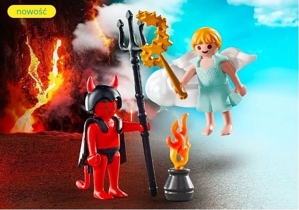 Playmobil különleges plusz angyal és ördög figurakészlet