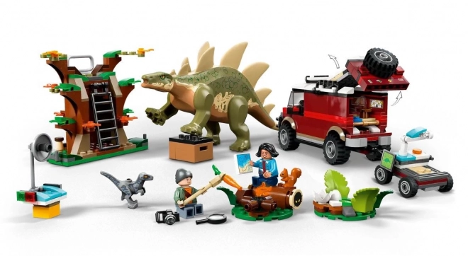 Lego Jurrasic World: stegosaurus felfedezése