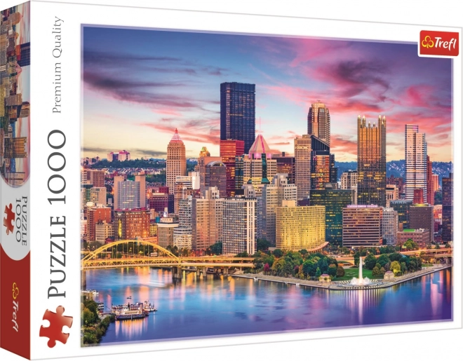 Trefl puzzle Pittsburgh, Pennsylvania, USA 1000 darabos