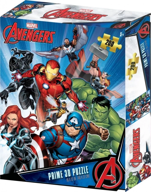 Avengers 3D puzzle, 200 darabos