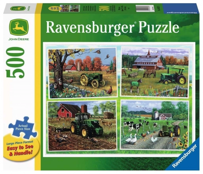 Ravensburger puzzle - John Deere klasszikus XXL 500 darabos