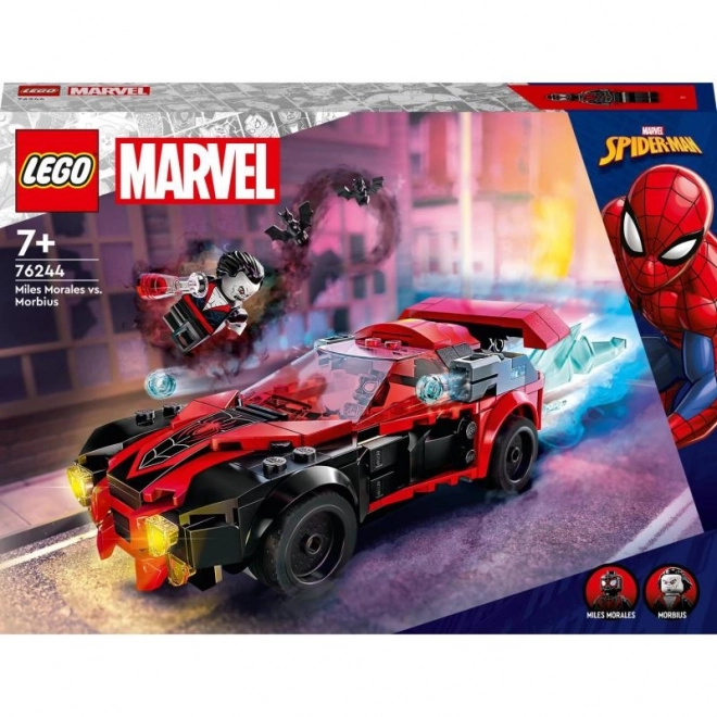 Miles Morales és Morbius csata - LEGO Super Heroes