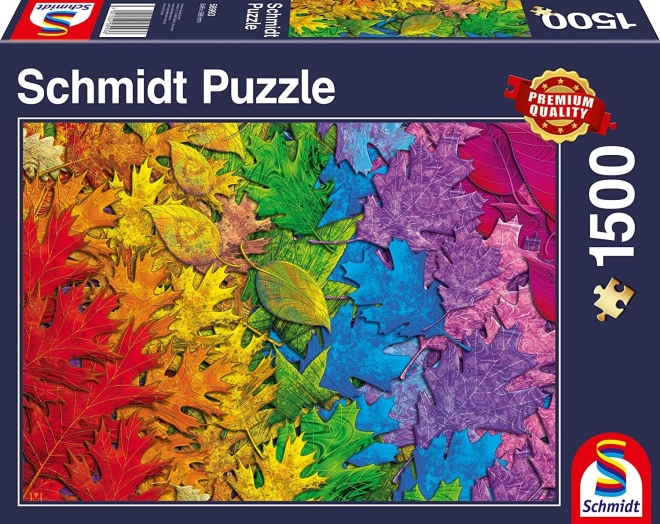 Színes levelek puzzle 1500 darabos