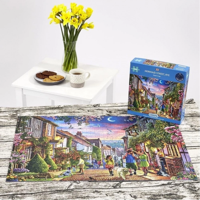 Gibsons puzzle - Mermaid Street, egyesült királyság, Rye, 1000 darabos