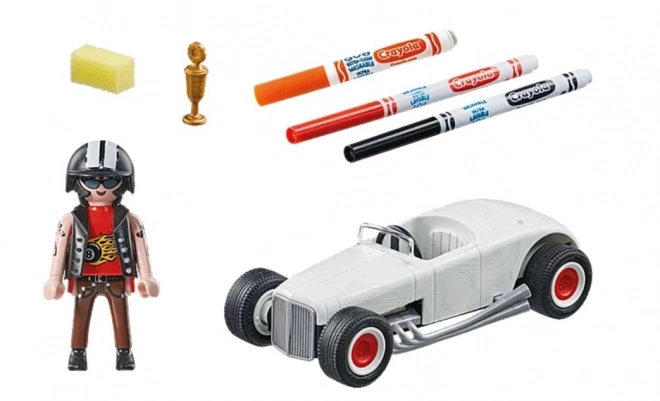 Színezhető Playmobil Hot Rod