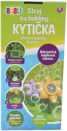Buborékfújó Virág Lila