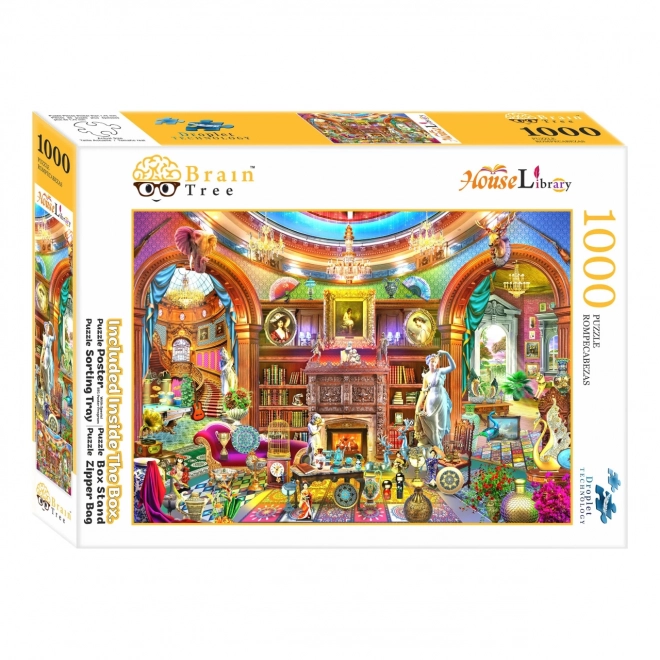 Brain Tree otthoni könyvtár 1000 darabos puzzle