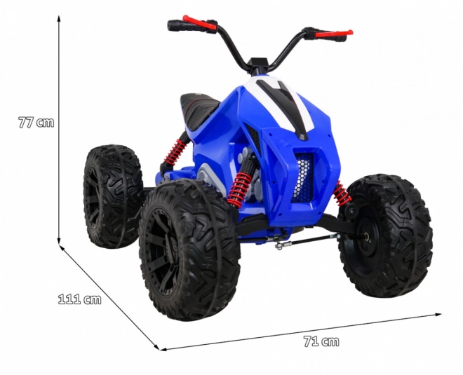 Lucky Seven akkumulátor quad Blue + EVA kerekek + Lassan Indul + LED + MP3 USB