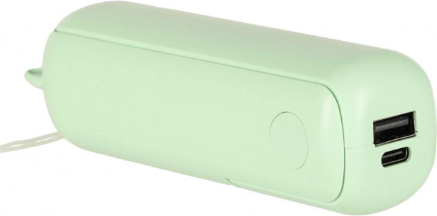 Mini hordozható USB ventilátor összecsukható zöld