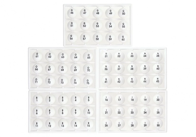 Bingo játék készlet fémgömbbel