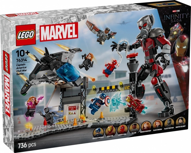 Marvel Kapitány: Polgárháború LEGO csata