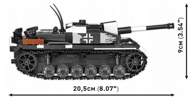 Stug III és Flammpanzer építőjáték készlet