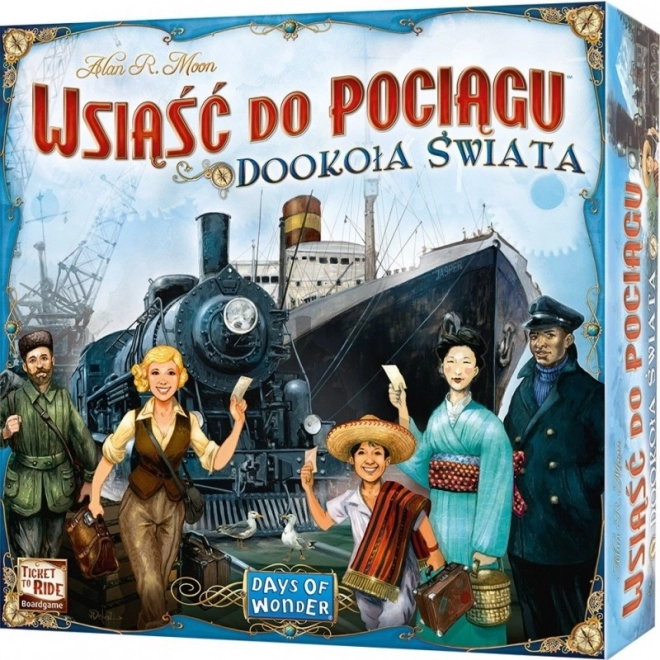 Társasjáték Boarding the Train: Vonat a vonatra: Utazás a világ körül