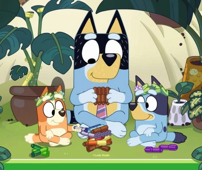 Bluey puzzle 2x24 darabos