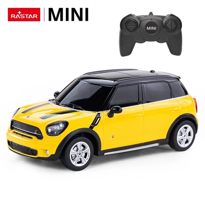 Mini Countryman sárga távirányítós autó