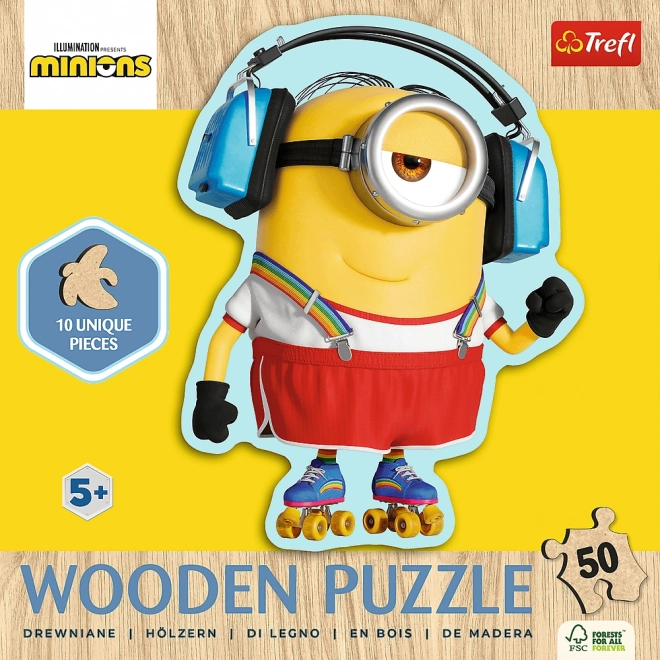 Trefl fa puzzle - Minyonok: Őrült Minyon 50 darabos