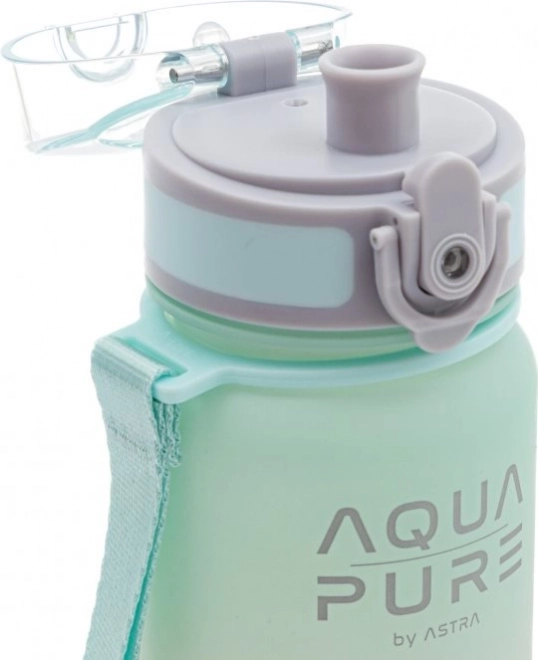 ASTRA Egészséges vizespalack Aqua Pure 400ml – Rózsaszín-menta