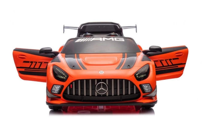 Mercedes AMG GT3 akkumulátoros kisautó - narancssárga