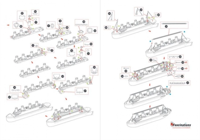 Metal Earth 3D puzzle Titanic