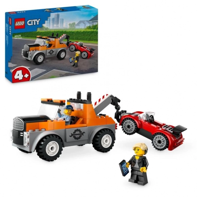 Lego City Autómentő és Sportautó Javító Szett