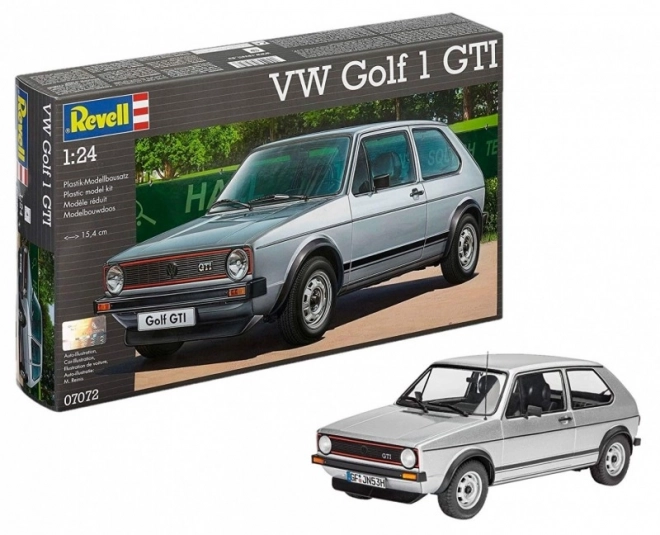 Volkswagen Golf 1 GTI műanyag autómodell