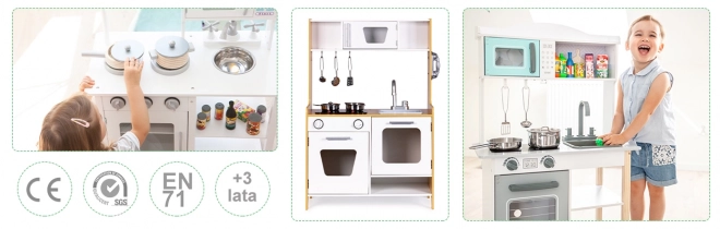 ECOTOYS fa gyermek konyha multimédiás égőkkel