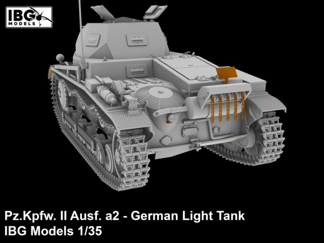 Német könnyű tank modell 1:35