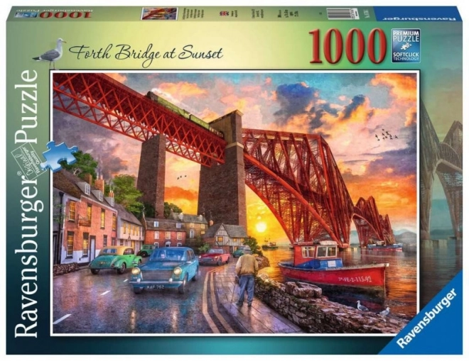 Ravensburger puzzle kelti híd naplementében, Skócia 1000 darabos