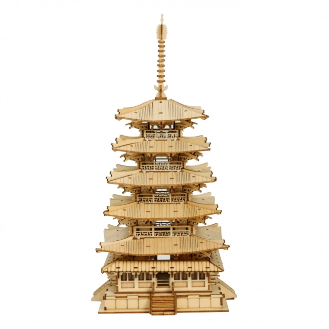 RoboTime fa 3D puzzle ötszintes pagoda