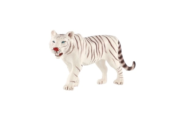 Fehér indiai tigris figura 14cm műanyag