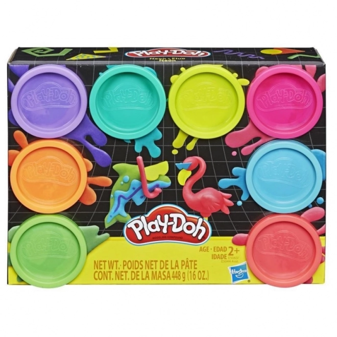 Play-Doh neon készlet 8-as csomag