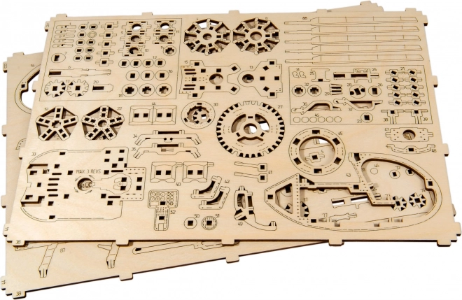 wooden city helikopter 3D puzzle