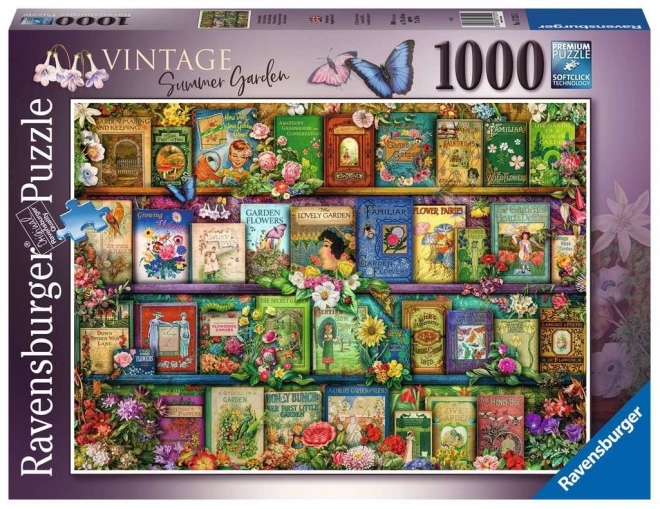 Ravensburger puzzle könyv klasszikusok: nyári kert 1000 darab