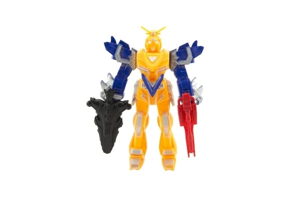 Transformer harcos robot figura műanyag 15cm 4 színben kártyán