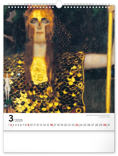 Falik naptár Gustav Klimt 2025