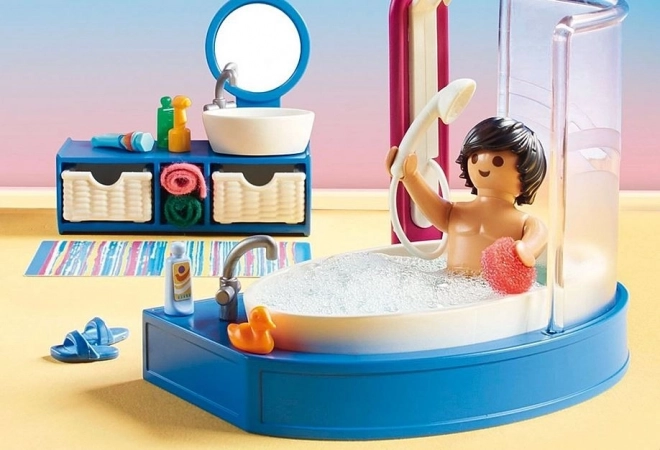 Fürdőszoba káddal Playmobil Babaház
