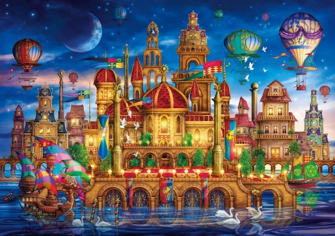 Clementoni belváros puzzle 6000 darabos