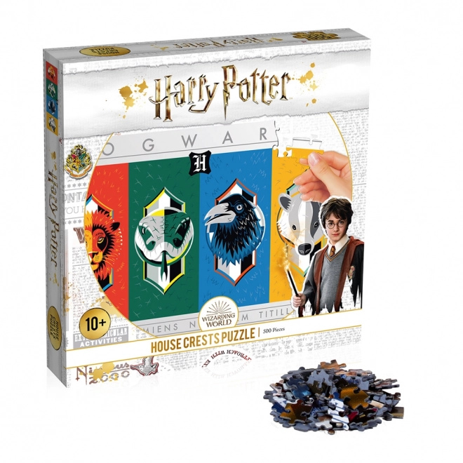 Harry Potter házak címerei puzzle 500 darabos