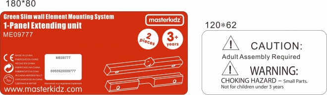 Masterkidz felső és alsó szerelősín oktatótáblához