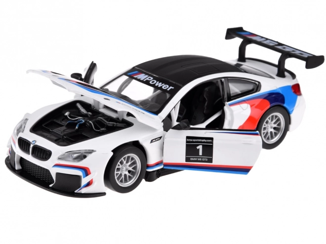 Sportautó modell BMW M6 GT3 1:32 méretarány