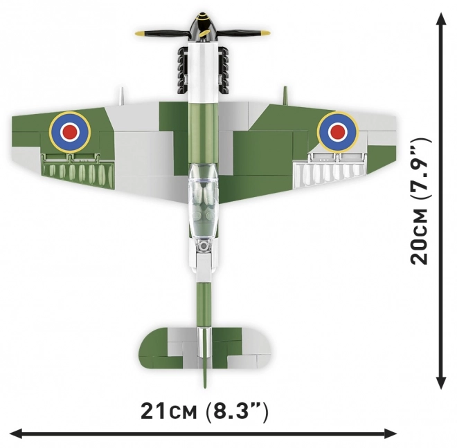 Cobi Spitfire Mk. XVI Bubbletop repülőgépmodell