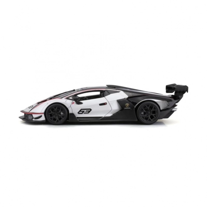 Verseny LAMBORGHINI Essenza SCV12 fehér modellautó 1:24