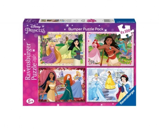 Ravensburger puzzle Disney hercegnők 4x100 darab