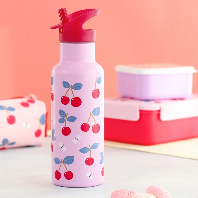 Rozsdamentes acél ivópalack Cseresznye 500 ml