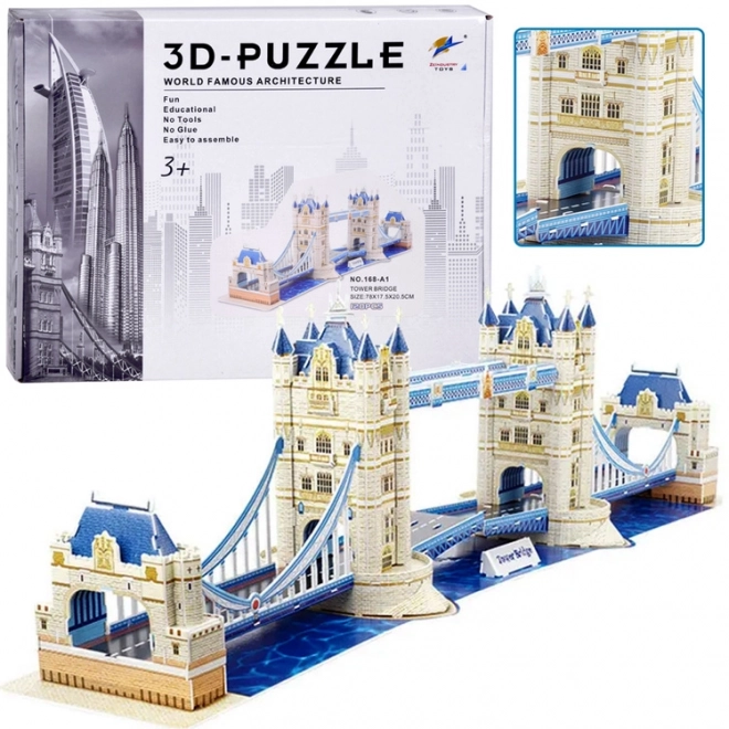 3D puzzle Tower Bridge 120 darabos térbeli puzzle