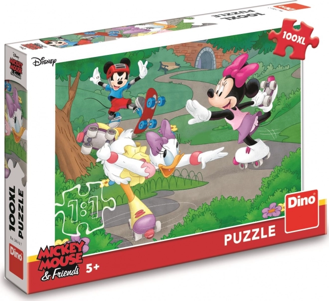 Dino puzzle Minnie sportol XL 100 darabos