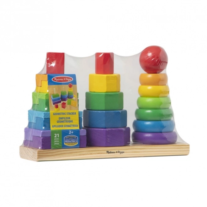 Színes geometriai puzzle Melissa & Doug