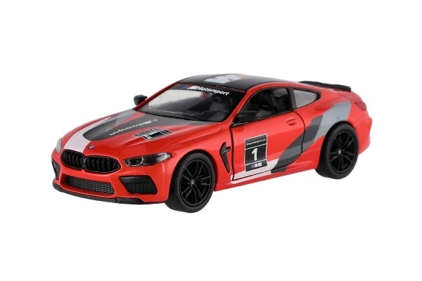 Kinsmart bmw m8 competition coupé autó modell