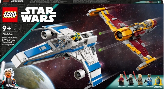 Star Wars E-Wing Új Köztársaság vs Shin Hati Vadászgép LEGO készlet